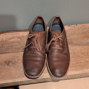 Cole Haan Men's Dark Brown Leather Oxfords